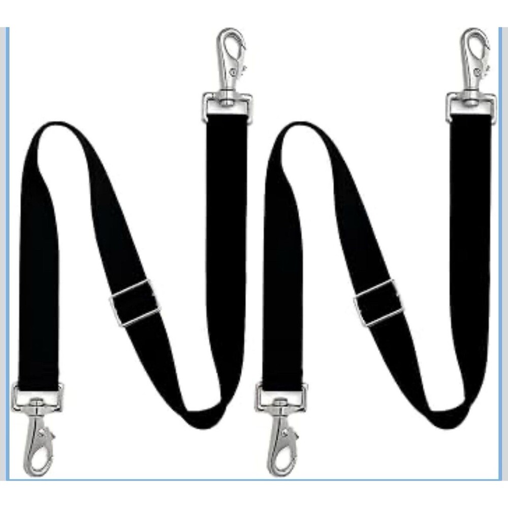 Premium Horse Blanket Sheet Leg Straps Replacement Stretchy Belly Strap 24-42"